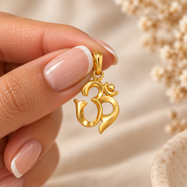 Om Shakti Gold Pendant