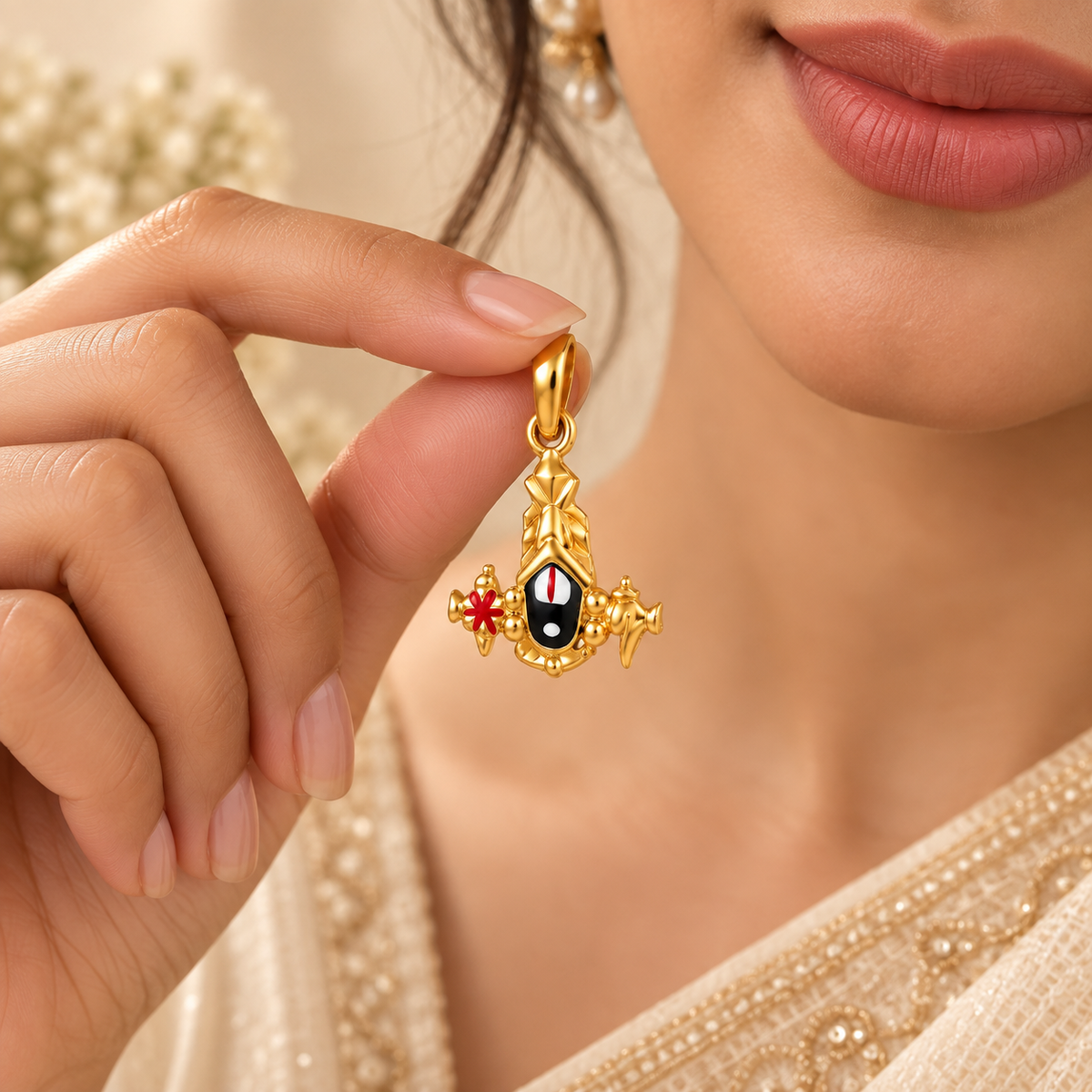 Balaji Tilak Gold Pendant