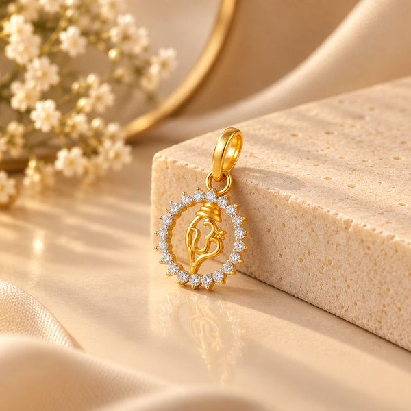 Deva Aura Omkara Gold Pendant
