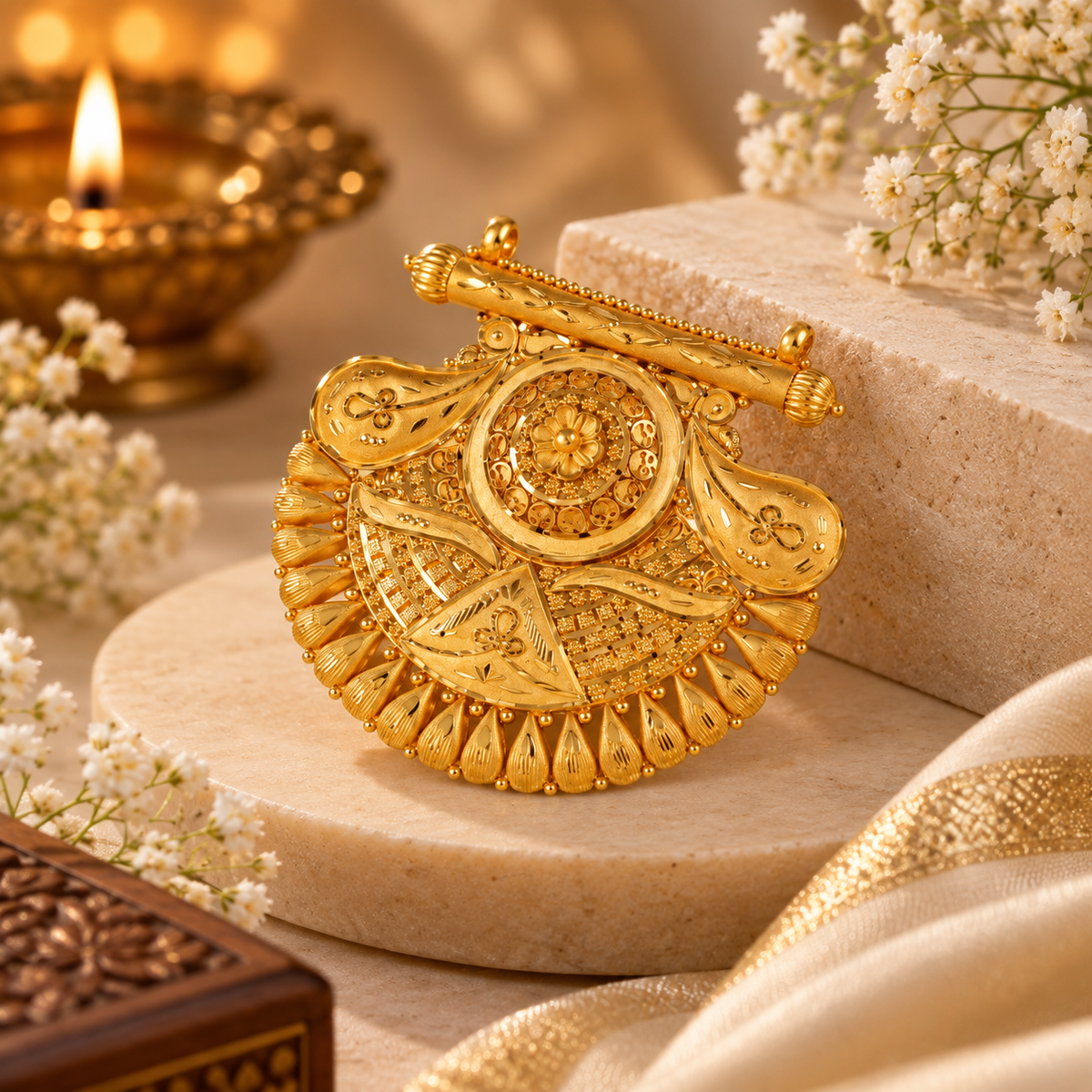 Heritage Royal Medallion Gold Pendant