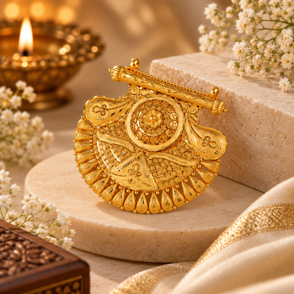 Heritage Royal Medallion Gold Pendant