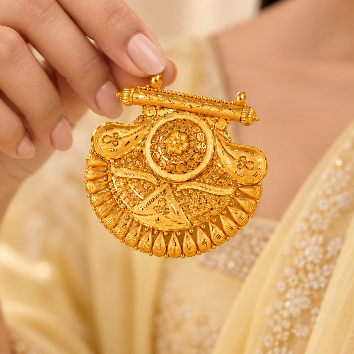 Heritage Royal Medallion Gold Pendant