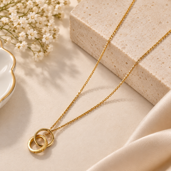 Ira Interlocking Gold Chain