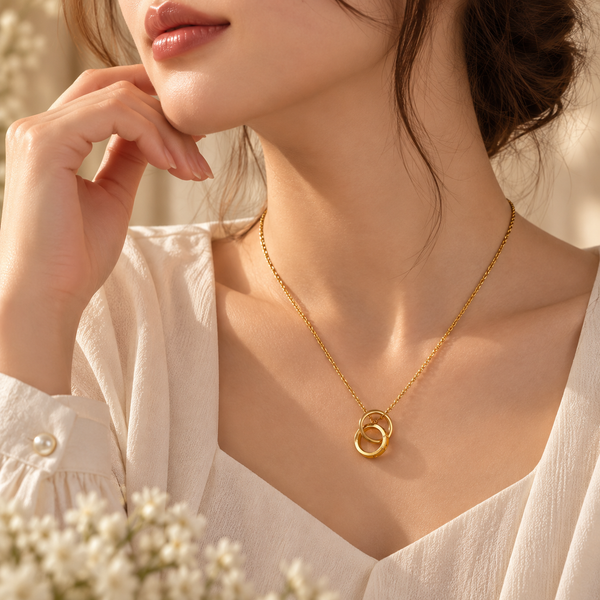 Ira Interlocking Gold Chain