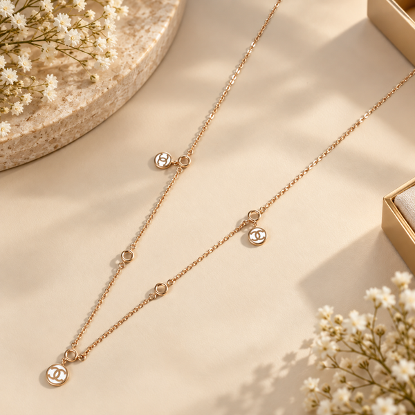 Esha Luxe Motif Gold Chain