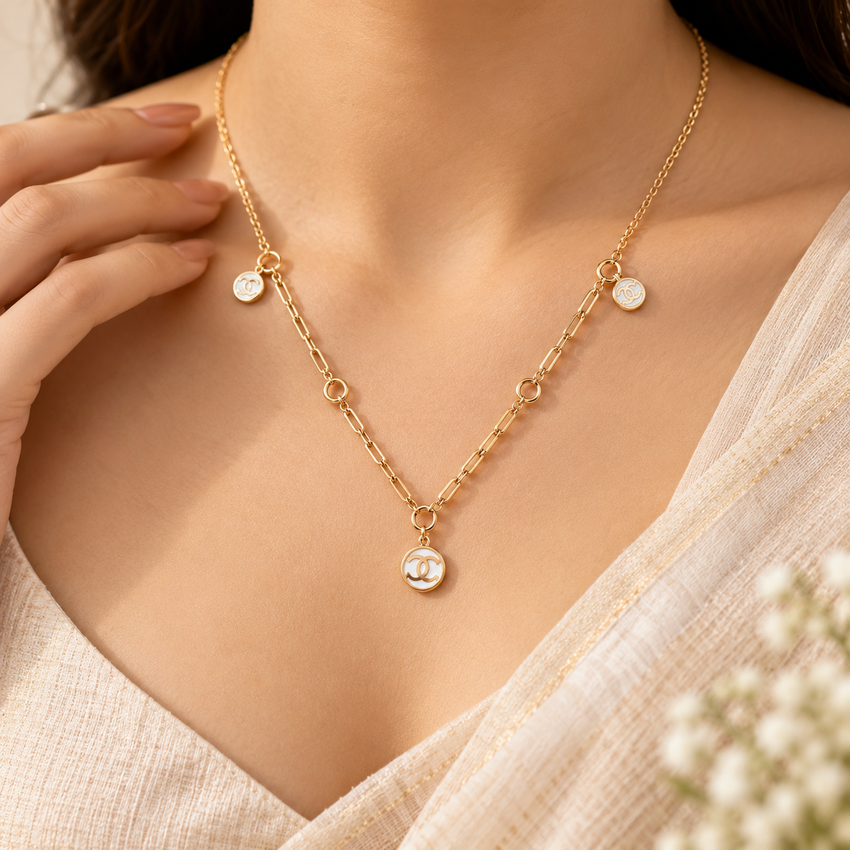 Ivana Iconic Charm Gold Chain