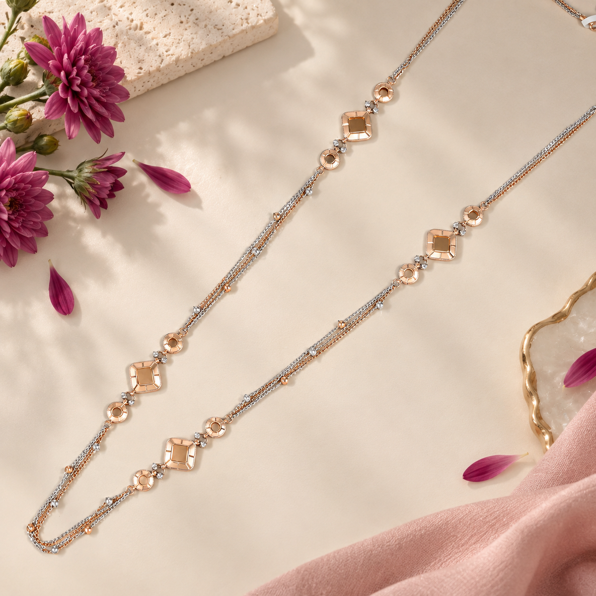 Prisha Geometric Grace Gold Chain