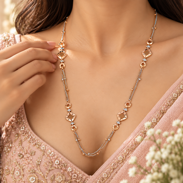 Prisha Geometric Grace Gold Chain