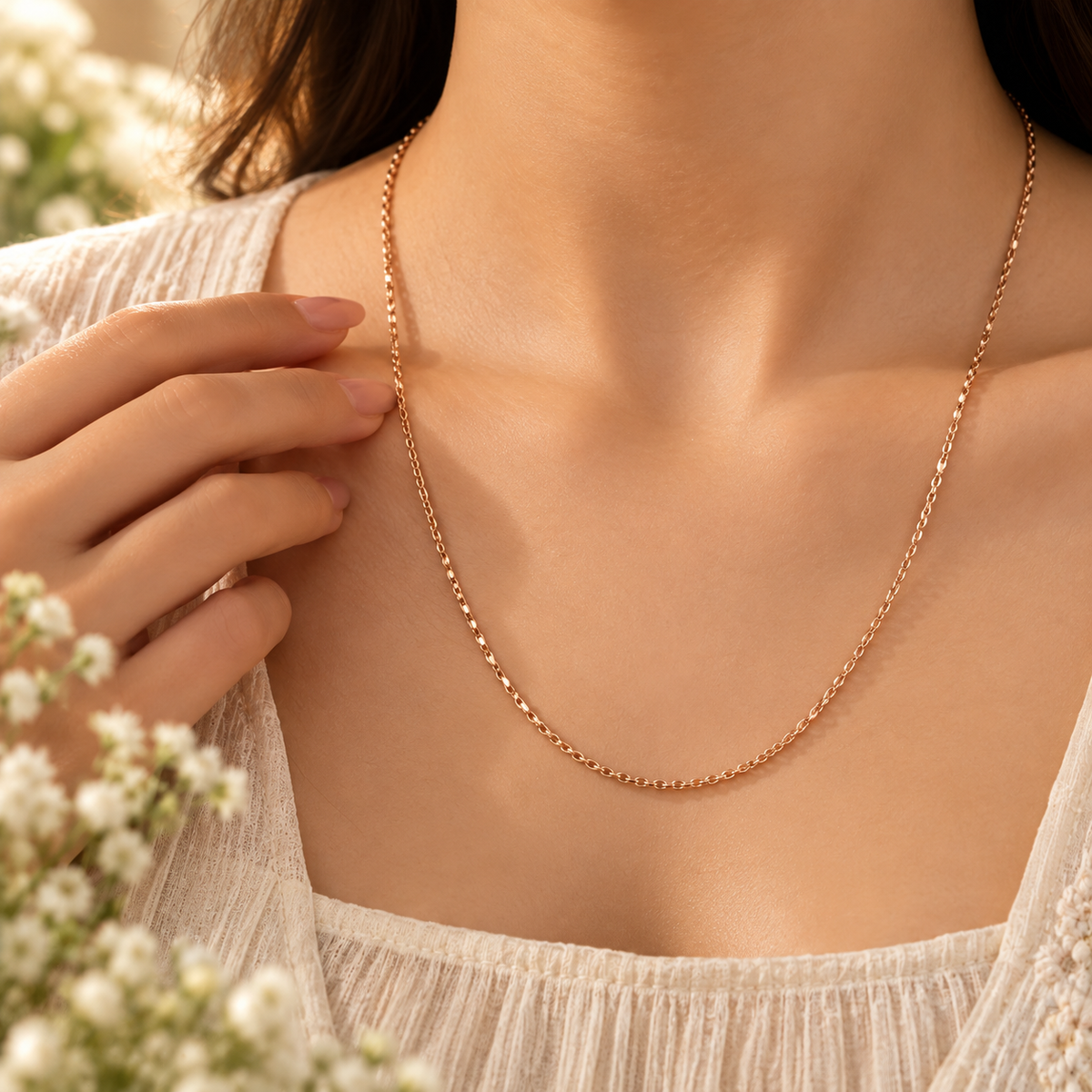 Baani Link Rose Gold Chain