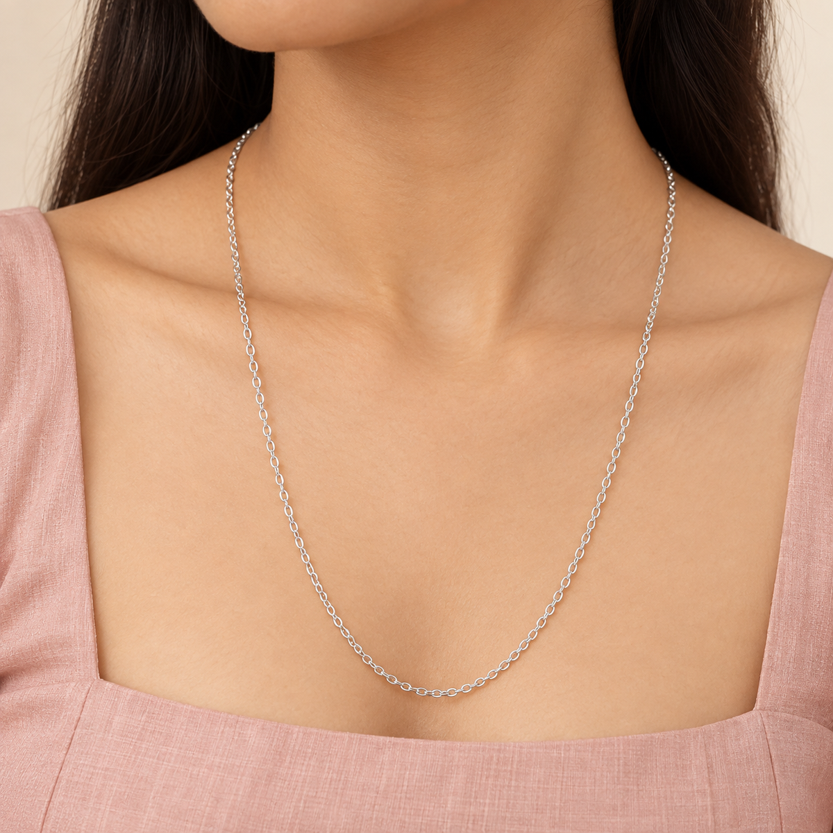 Vanya Classic Link Silver Chain