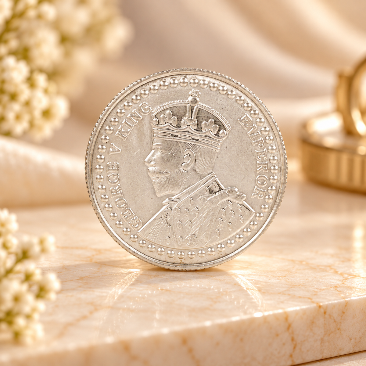 George V Imperial 20Gm Silver Coin