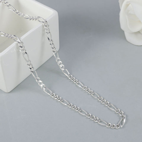 Aarvik Gentle Shine Silver Chain For Him