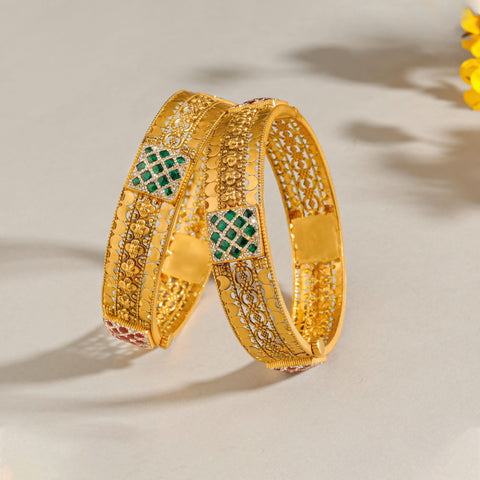 Zivah Designer Gold Bangles