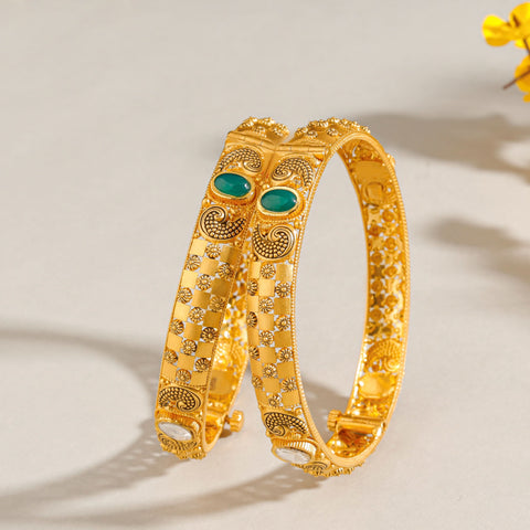 Shanaya Deluxe Gold Bangles