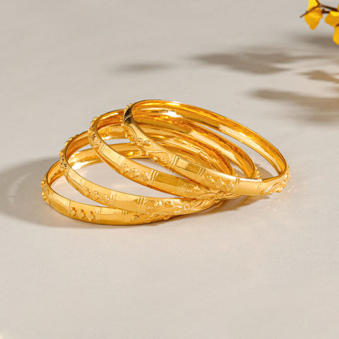 Siya Delicate Gold Bangles