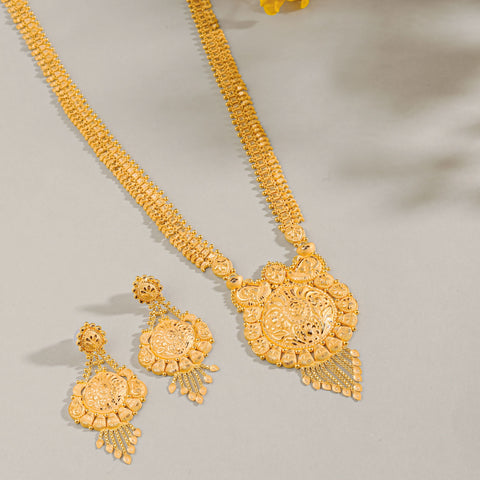 Gauri Imperial Wedding Gold Long Set