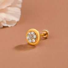 Reet Eternal Cluster Glow Gold Nose Pin