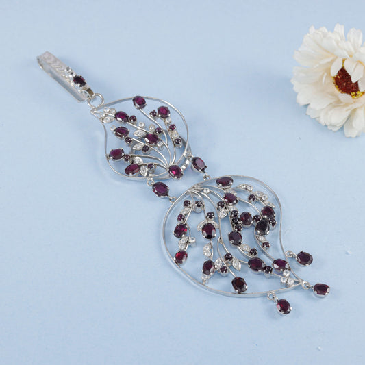 Madhavi Silver Waist Key Ring
