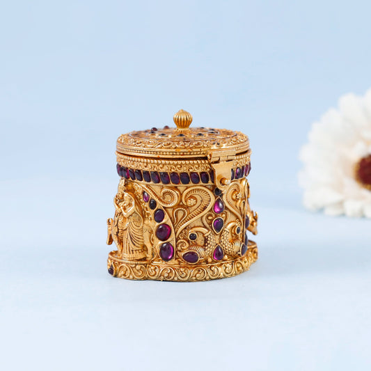 Boutique Silver Sindoor Box