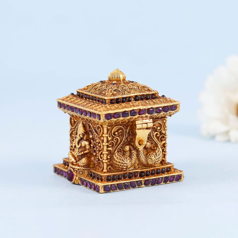 Beautiful Ganesha  Silver Box