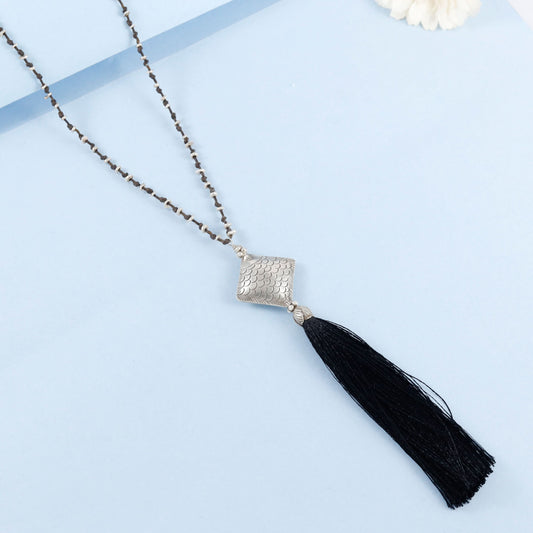 Jessica Fancy Silver Chain With Pendant