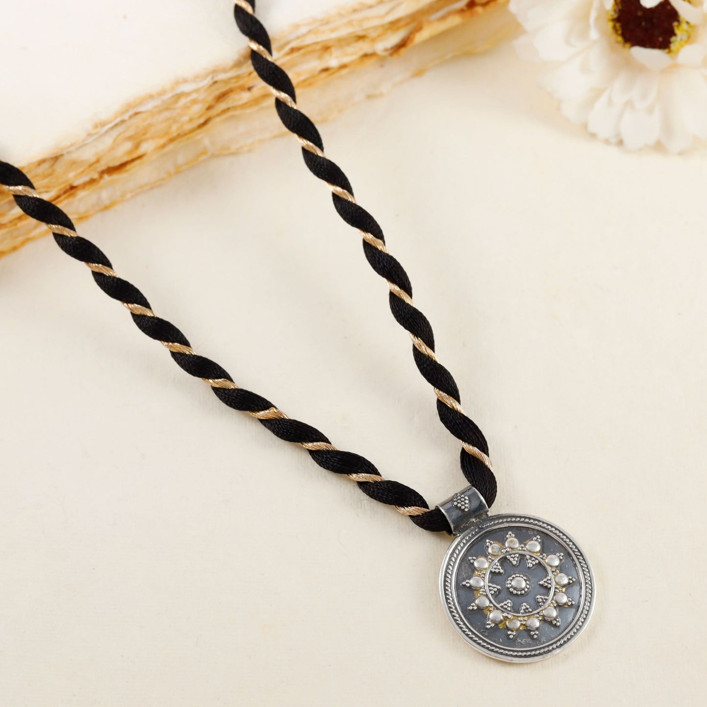 Riya Moonlight Silver Elegance Necklace