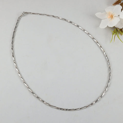 Reema  Elegant Sleek  Silver Chain