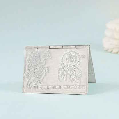 Elegant Silver Hanuman Chalisa