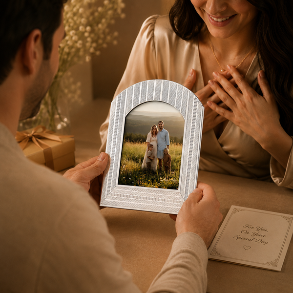 Eternal Family Silver Photo Frame
