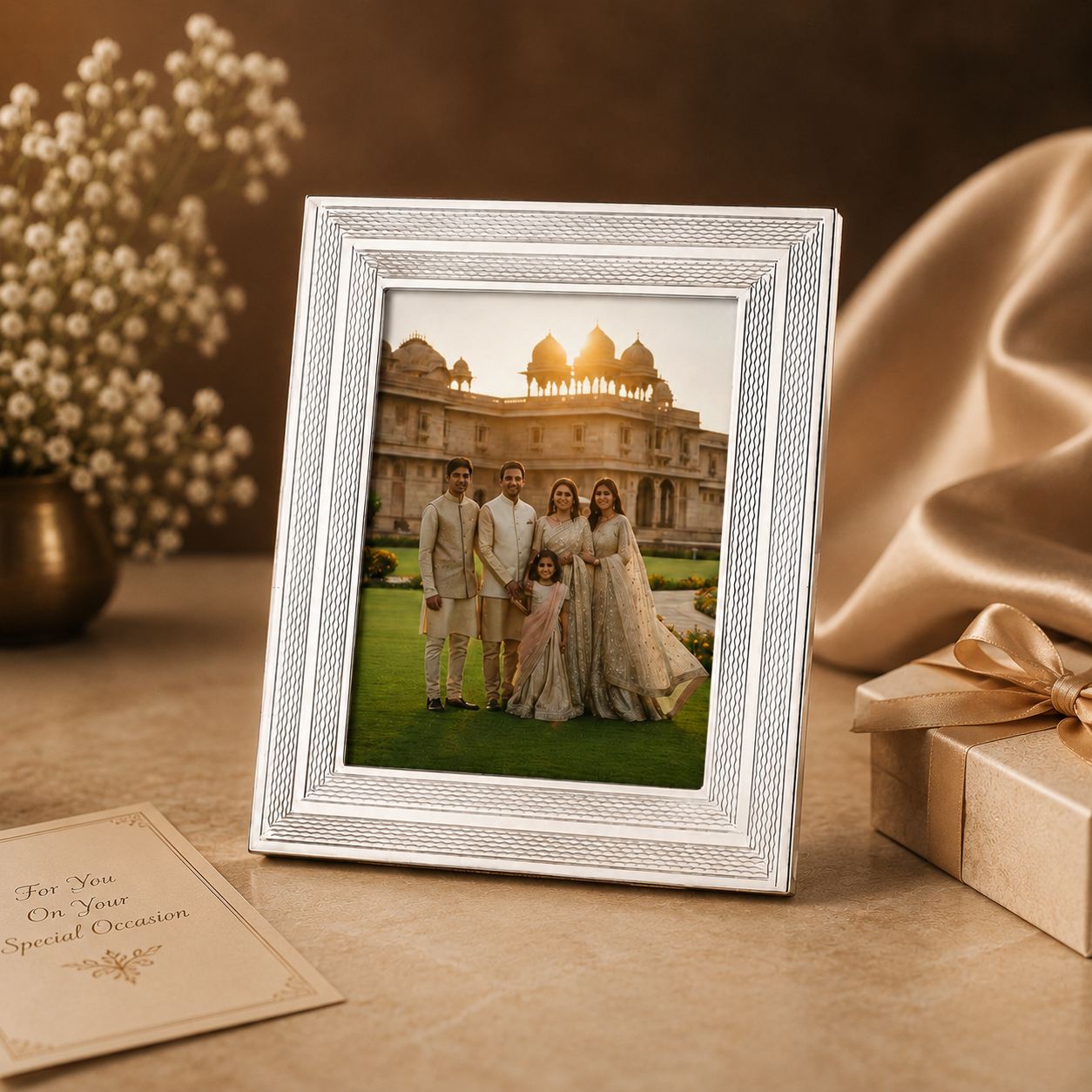 Noble Family Silver Photo Frame