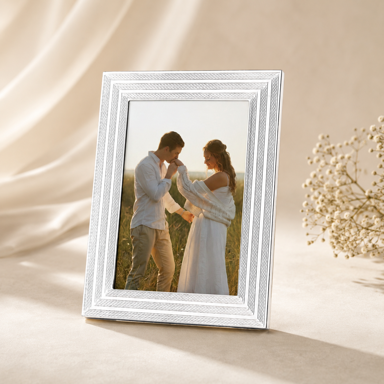 Precious Love Silver Photo Frame