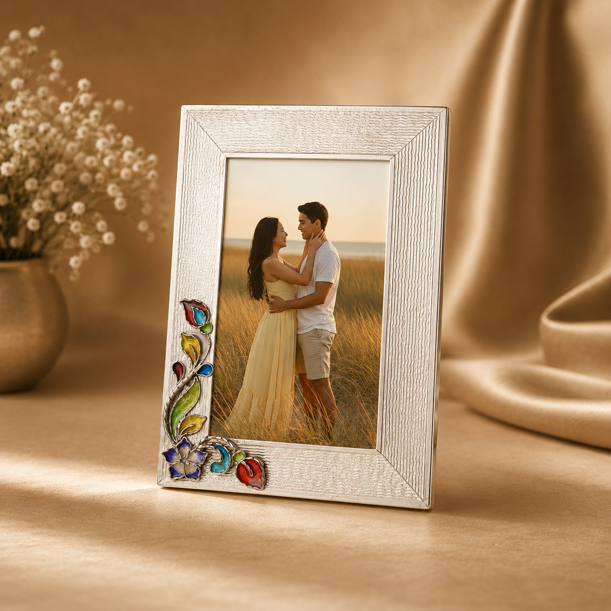 Forever Bond Silver Photo Frame