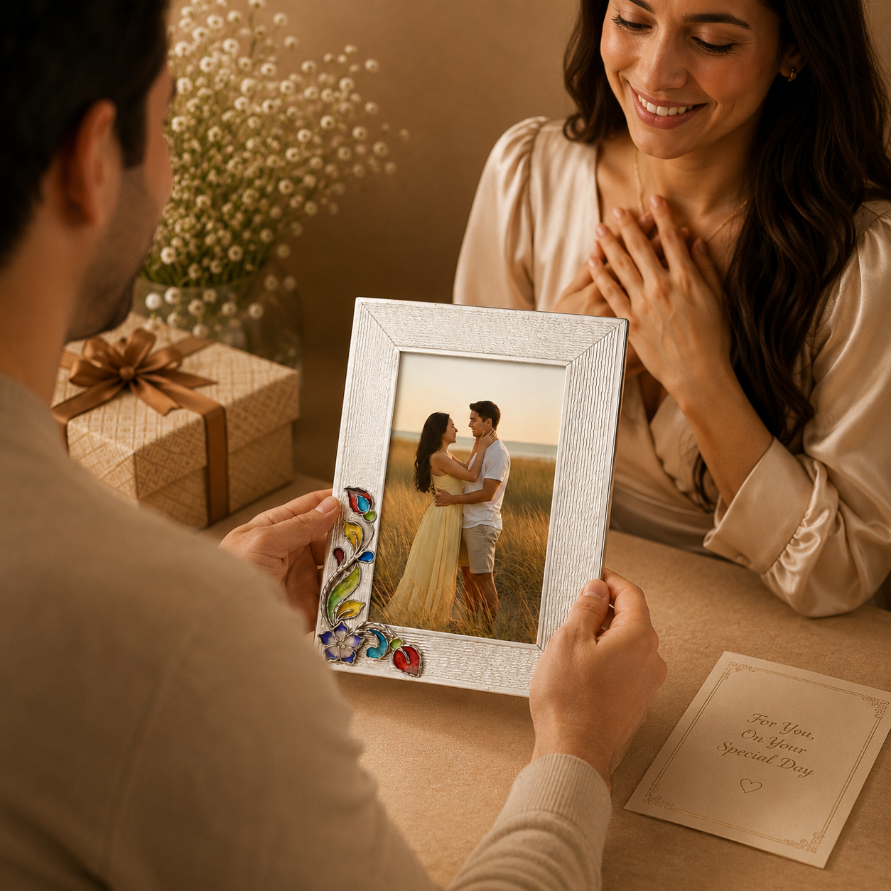Forever Bond Silver Photo Frame