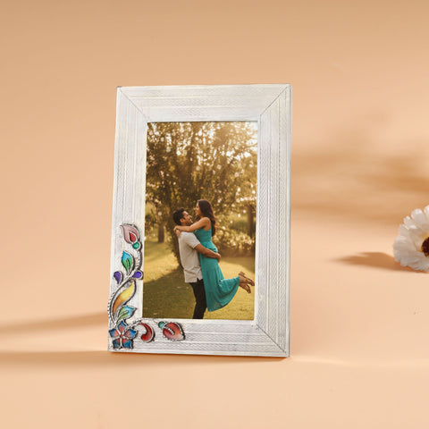 Garden Charm Silver Photo Frame