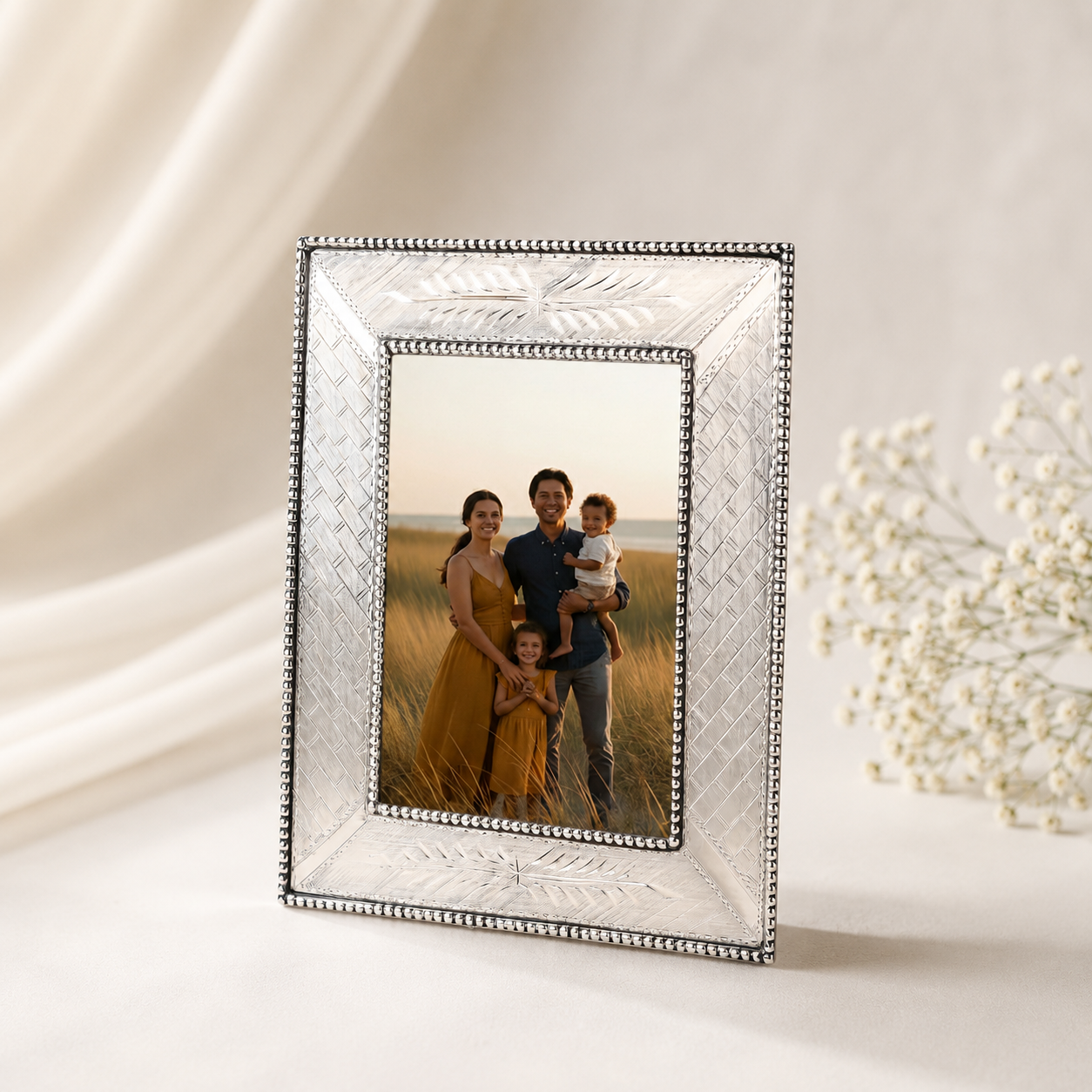 Family Legacy Silver Photo Frame