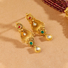 Myra Regal South Indian Gold Necklace Set