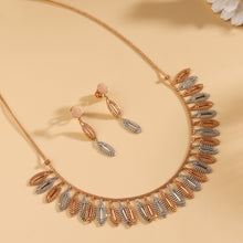 Gayatri Royal Rose Gold Necklace Set
