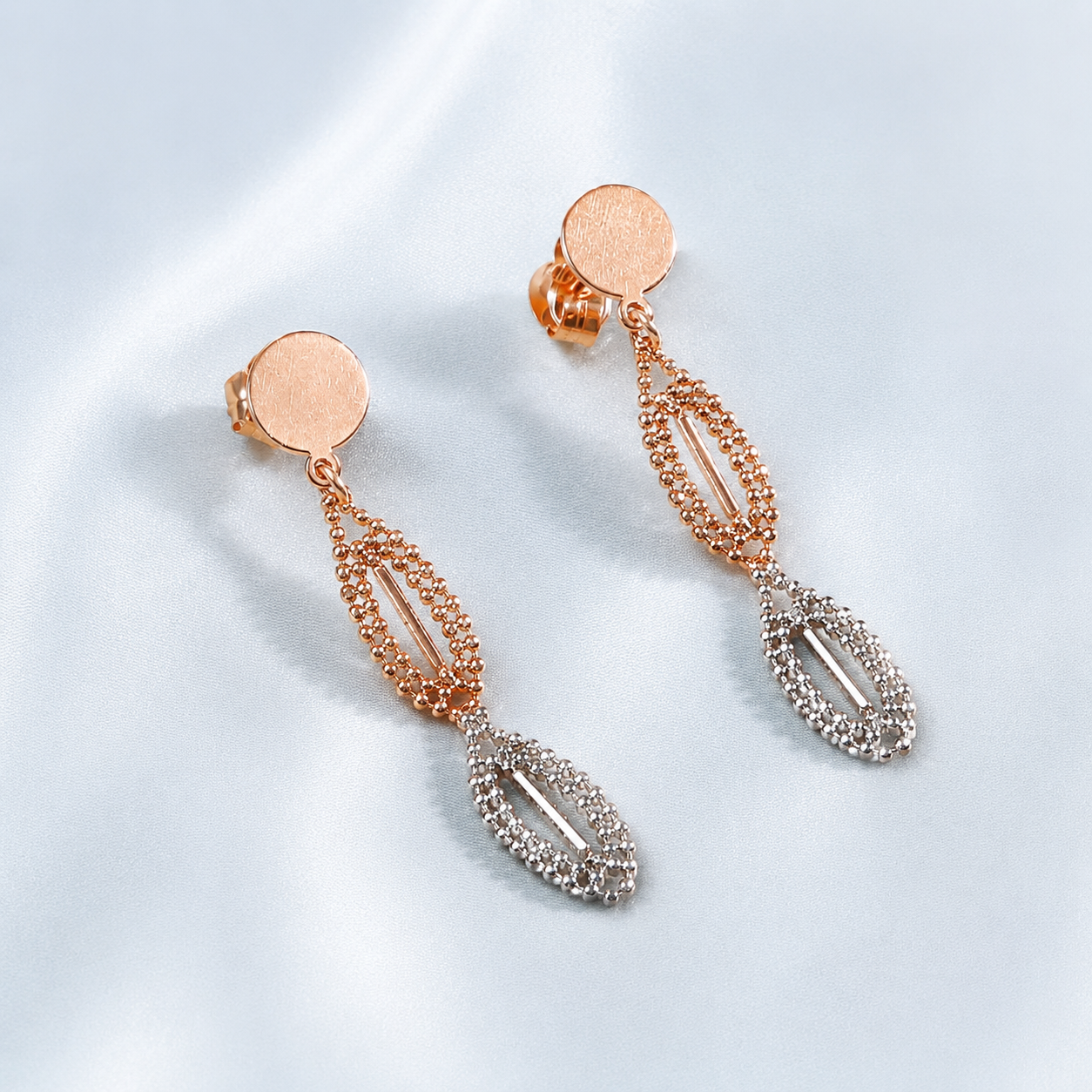 Gayatri Royal Rose Gold Necklace Set