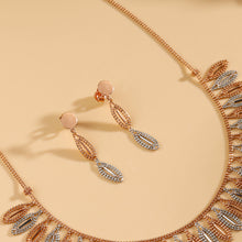 Gayatri Royal Rose Gold Necklace Set