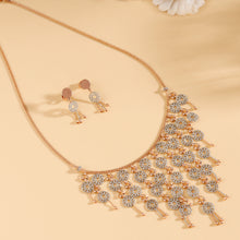 Riva Rose Bloom Cascade  Gold Necklace Set