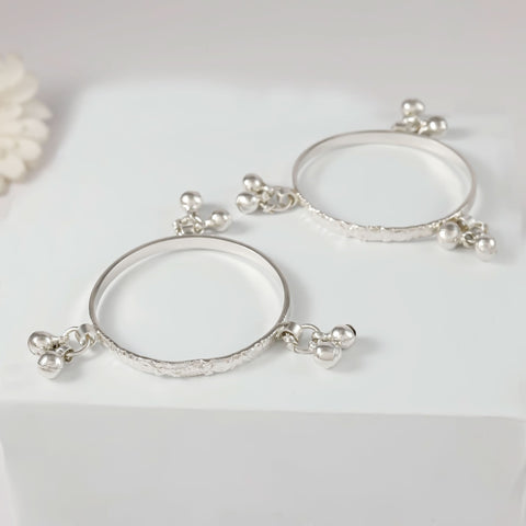 Elegant Bell Charm Bangles For Kids