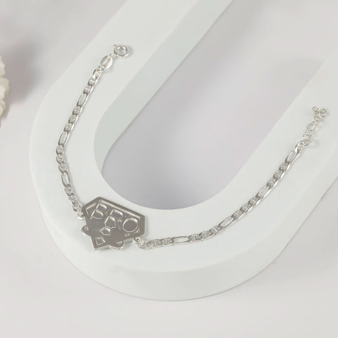 Iconic PRO Statement Silver Bracelet For Him