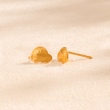 Mini Car Studs Gold Earrings For Kids