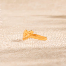 Vedika Heart & Arrow Style Gold Ring