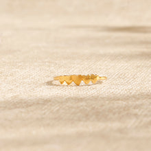 Kiara Golden Hearts Love Band Gold Ring