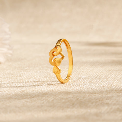 Reeta Eternal Love Knot Gold Ring
