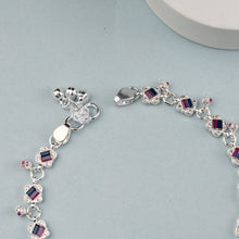 Kanika Floral Kundan Silver Anklets