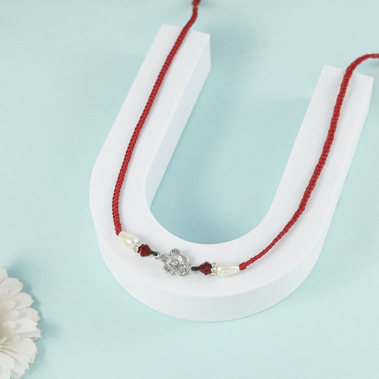 Beautiful Silver Rakhi