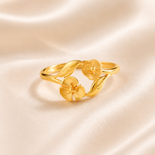 Aadhya Floral Grace Gold Ring