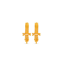 Traditional  Dangle Gold Earrings